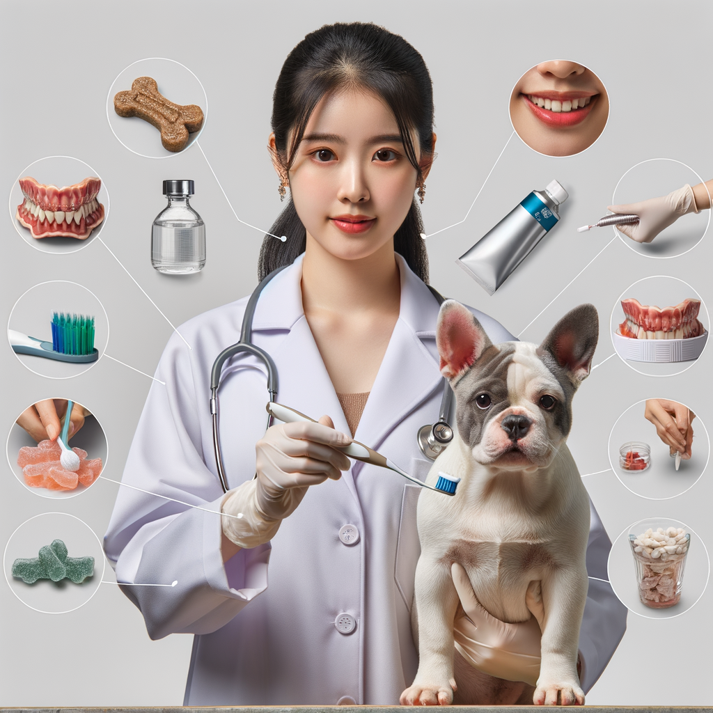 Veterinarian demonstrating effective dental care for Pocket Bullies with specialized dental health products, showcasing essential teeth cleaning and oral hygiene practices for maintaining Pocket Bullies' dental health.